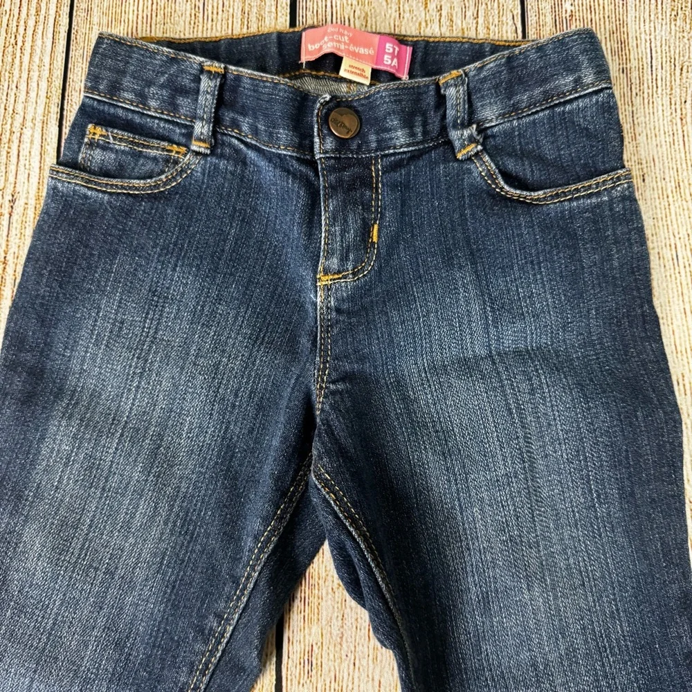 Pre-Loved EUC Old Navy Denim Jeans Boot-Cut Girls 5T